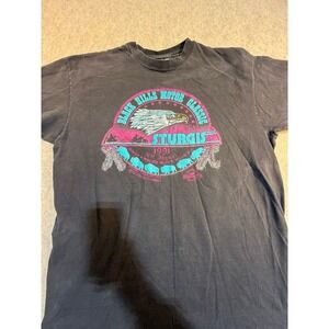 Vintage 1991 Sturgis Black Hills Motor Classic T Shirt Hanes Beefy T XL USA Made